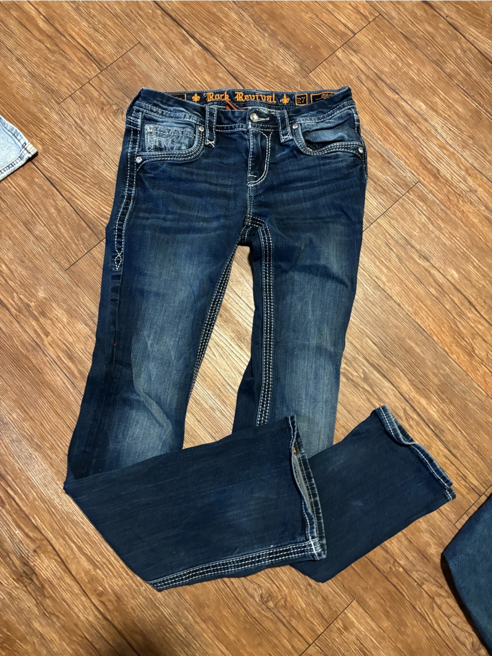 Rock Revival Women's Dark Blue Boot Cut Jeans